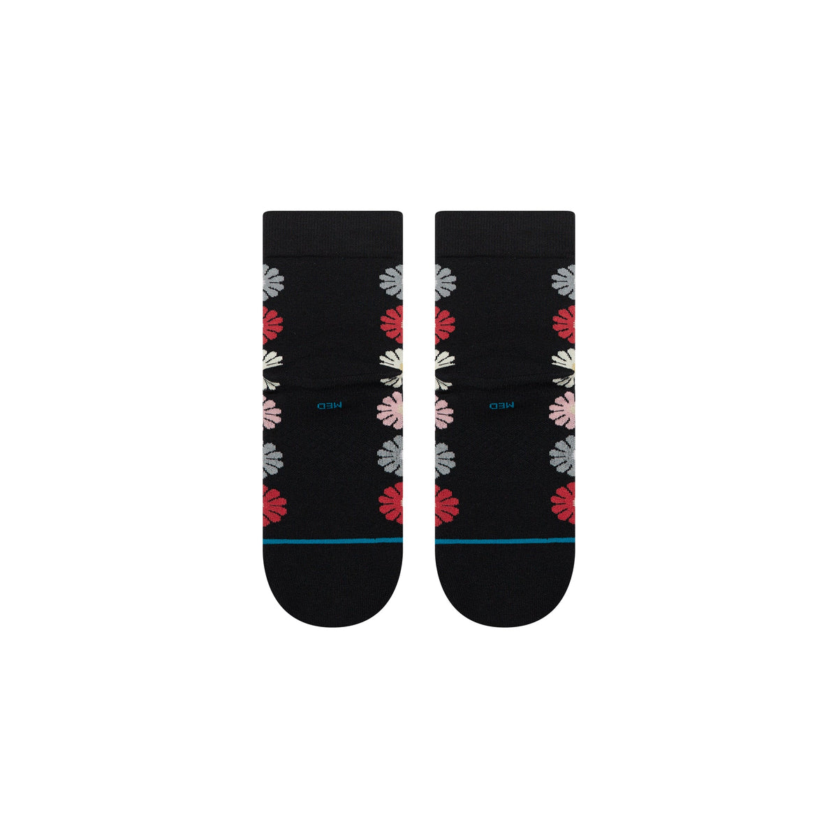 Stance | Daisies Quarter Sock Black