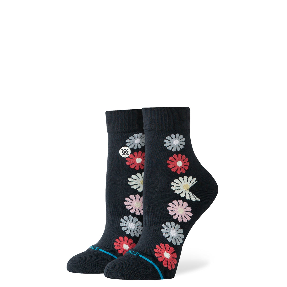Stance | Daisies Quarter Sock Black