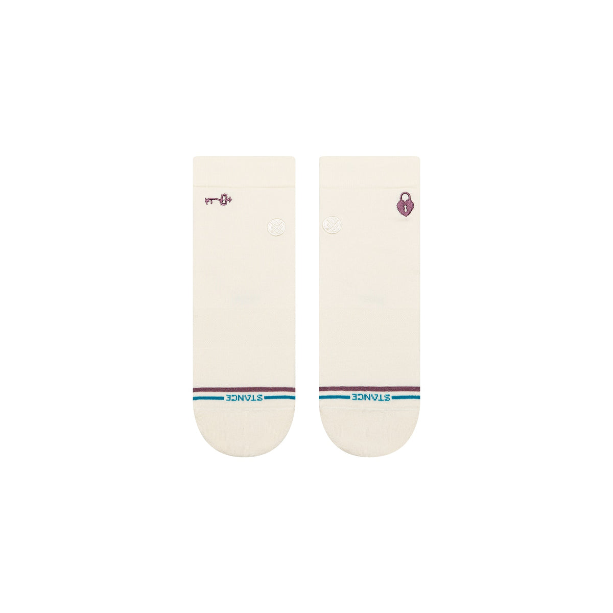Stance | Lock And Key Quarter Sock Canvas