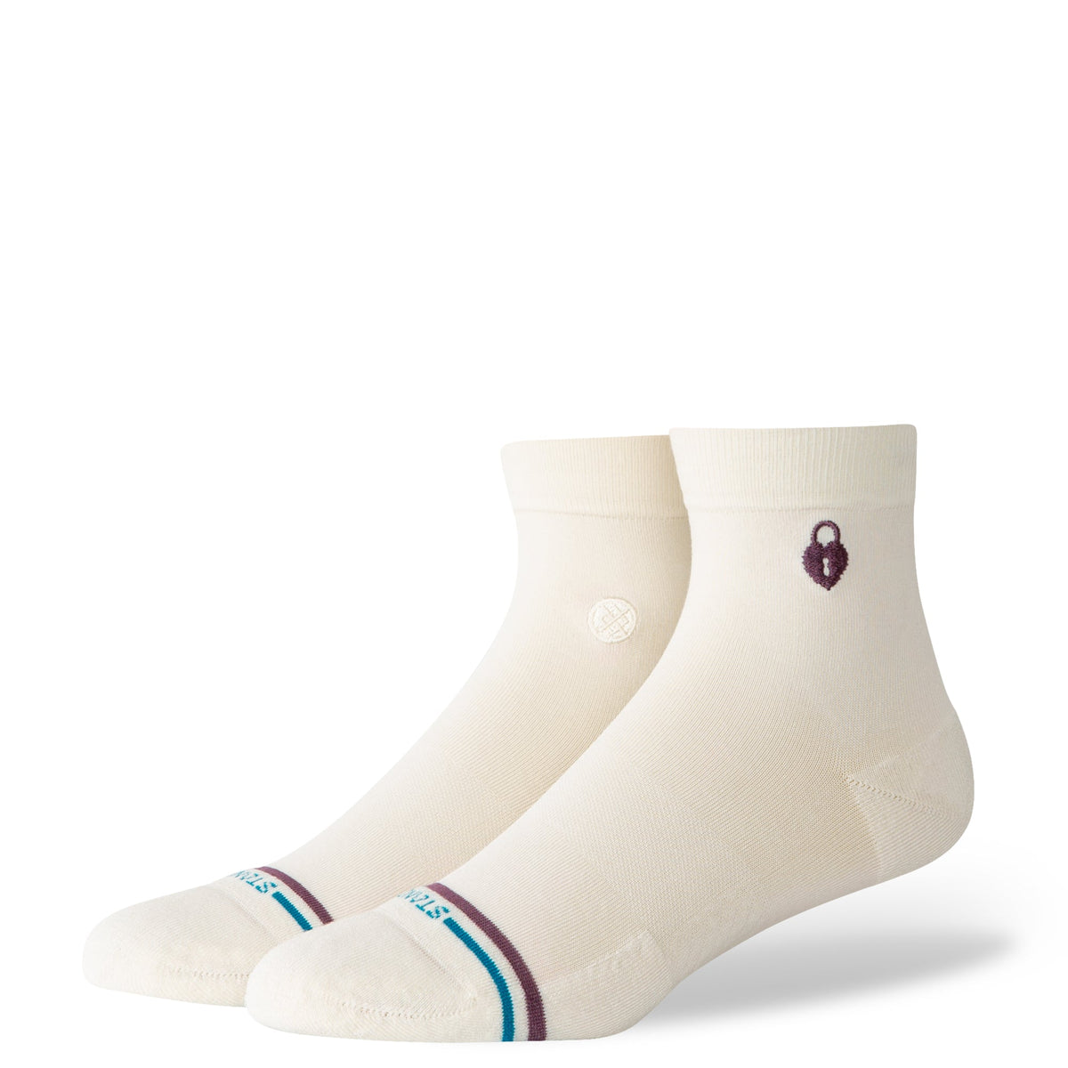 Stance | Lock And Key Quarter Sock Canvas
