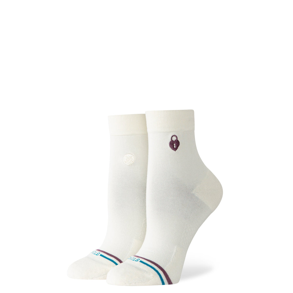 Stance | Lock And Key Quarter Sock Canvas