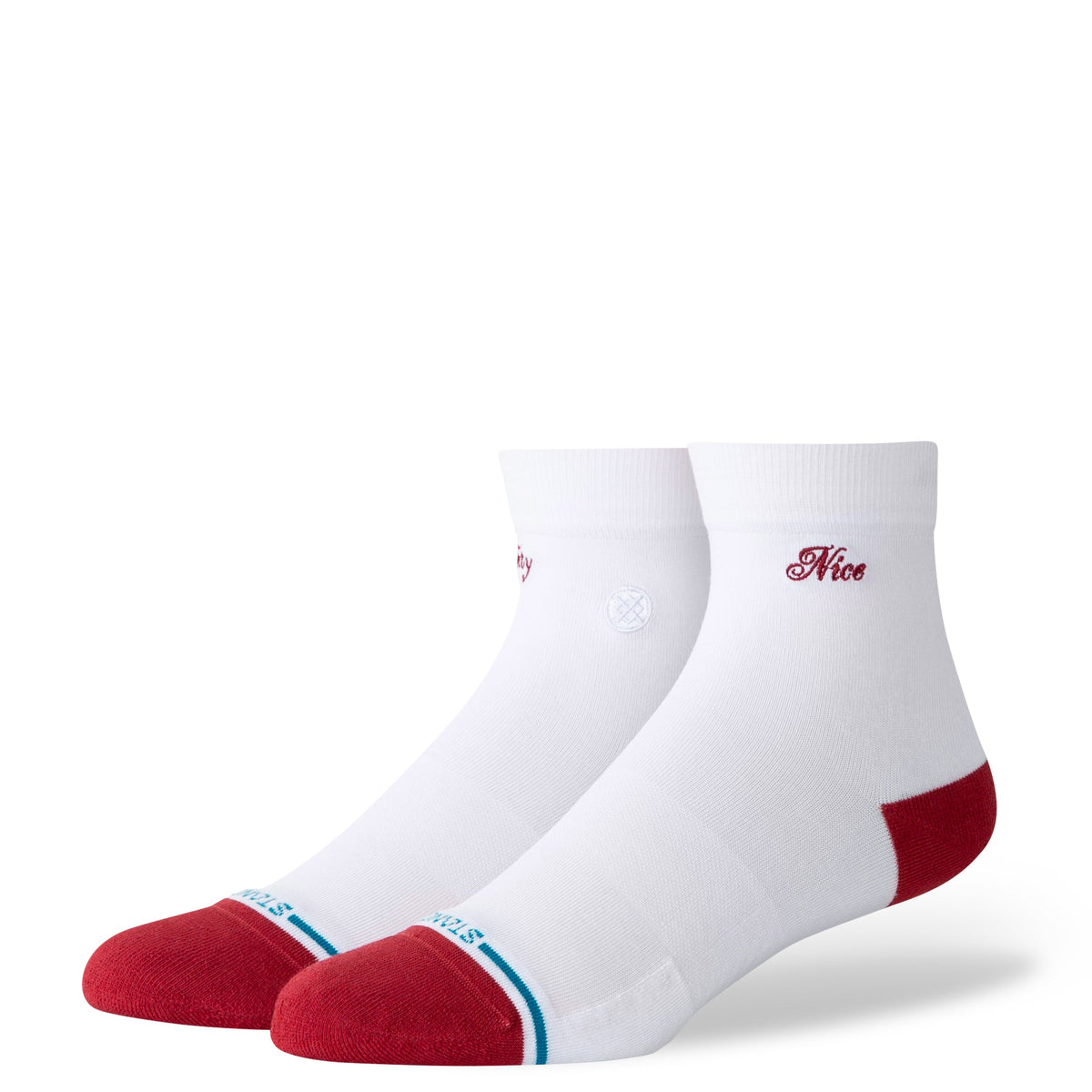 Stance | Naughty Or Nice Quarter Sock White