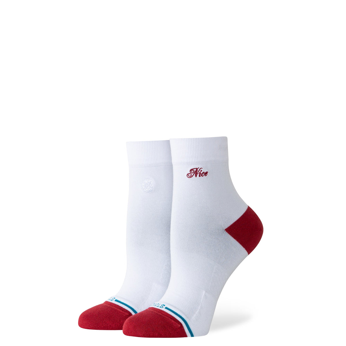 Stance | Naughty Or Nice Quarter Sock White