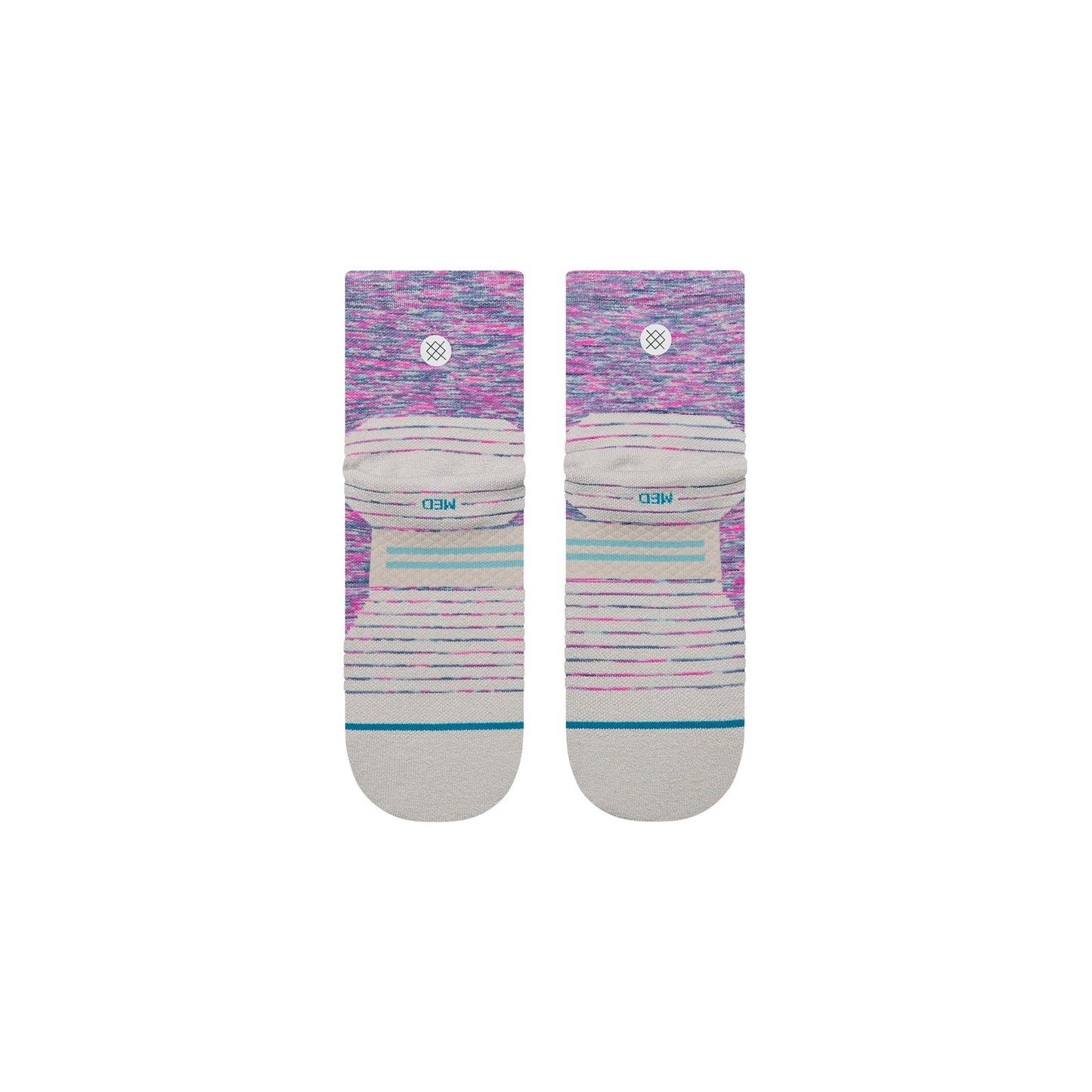 Stance Marshy Light Quarter Sock Fuschia