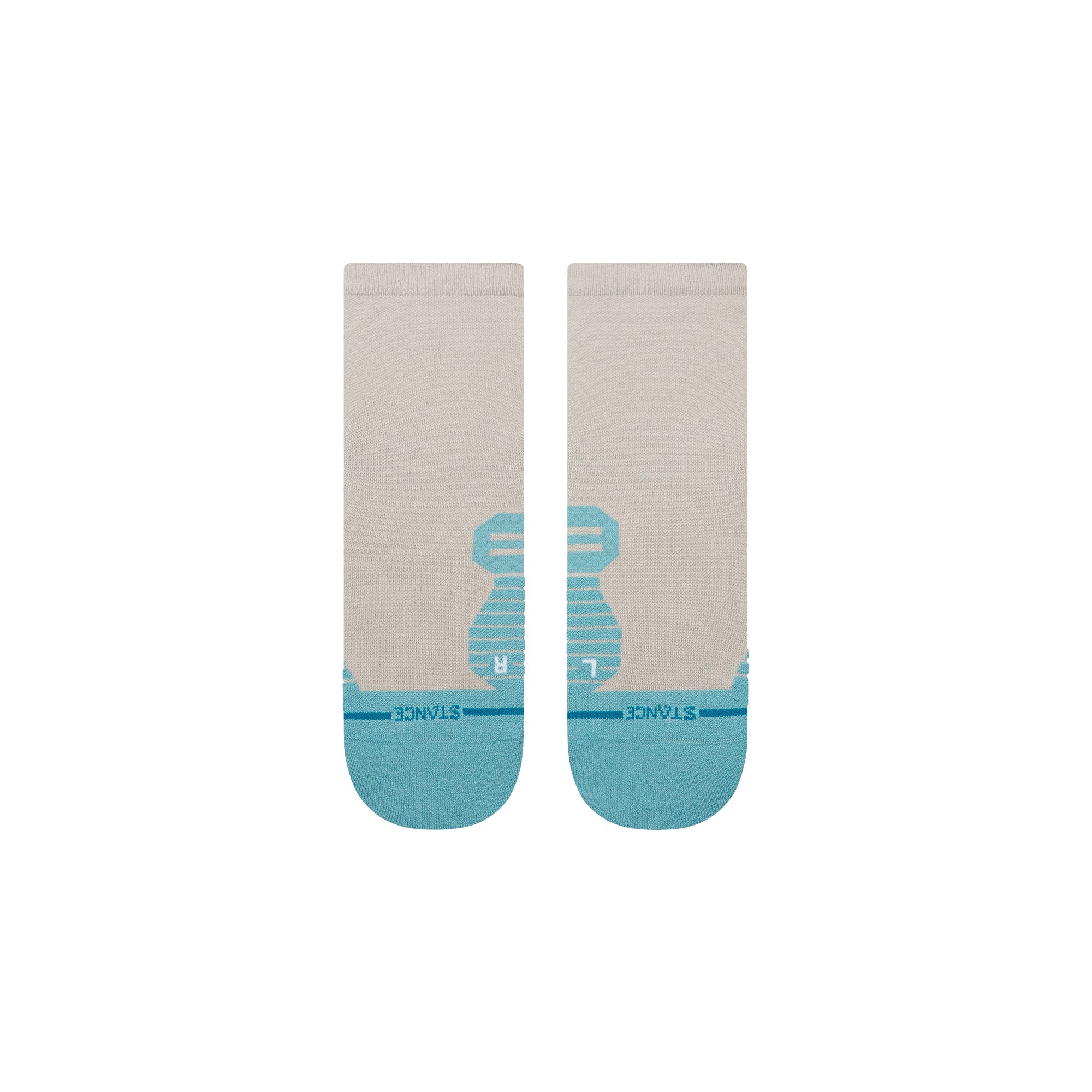 Stance Two Tone Light Quarter Sock Light Blue