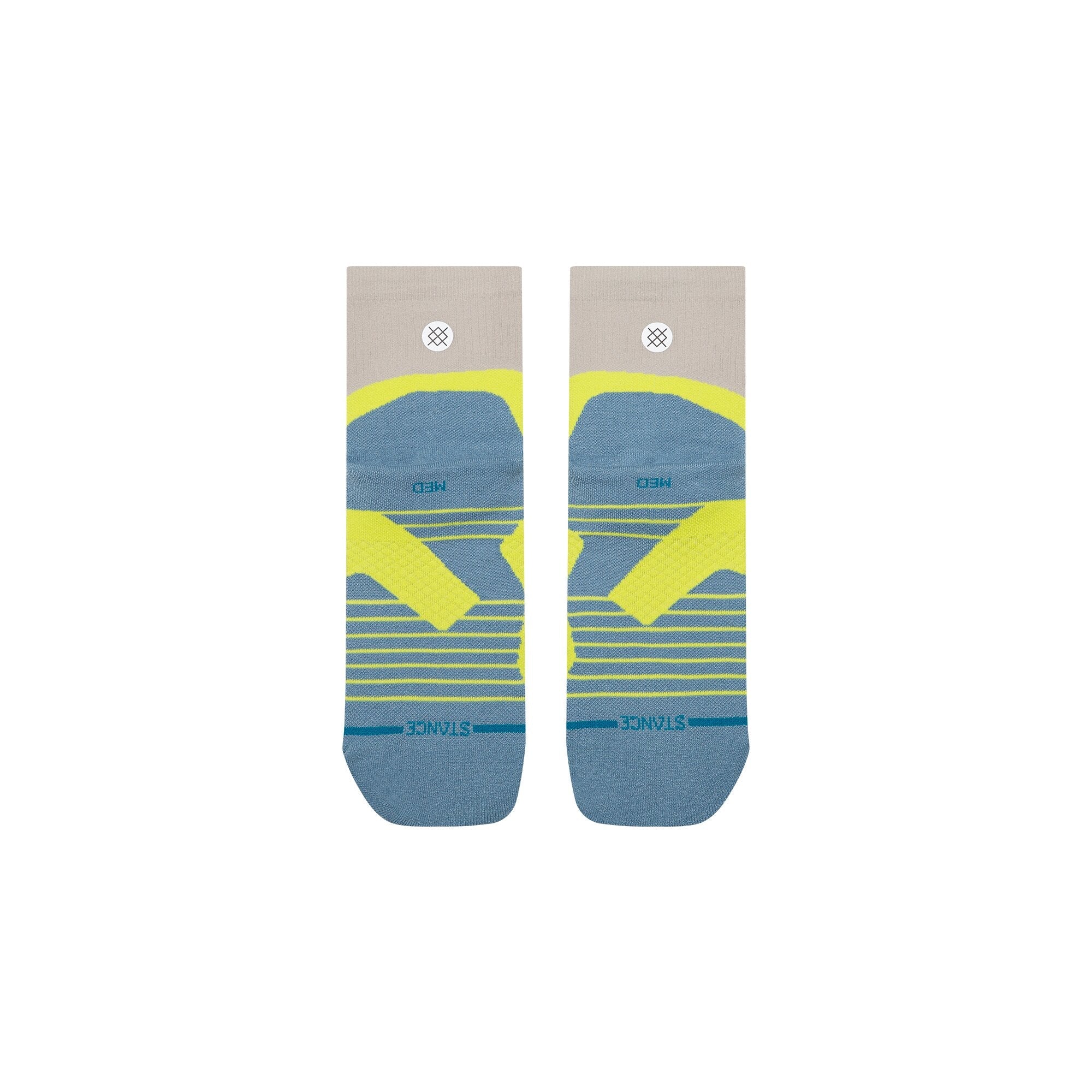 Stance Womens Pace Light Quarter Sock Lime