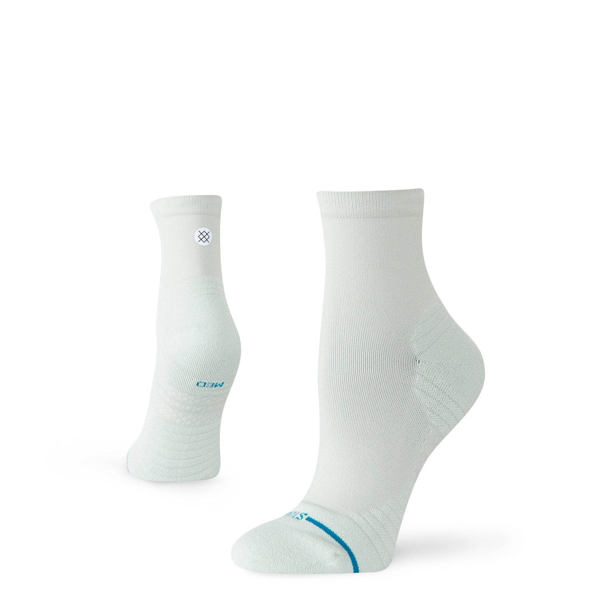 Stance Womens Solid Light Quarter Sock - Light Blue