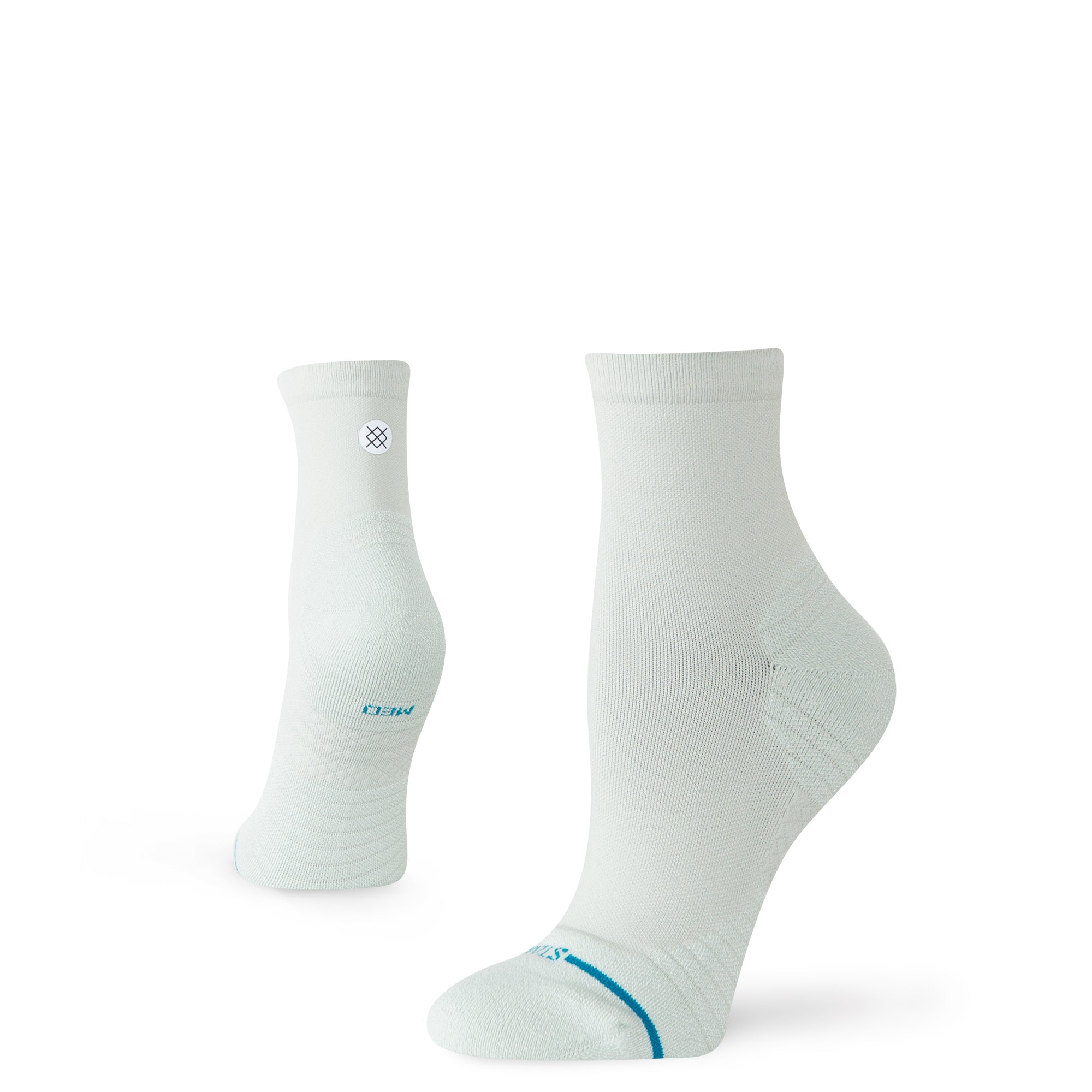 Stance Womens Solid Light Quarter Sock - Light Blue