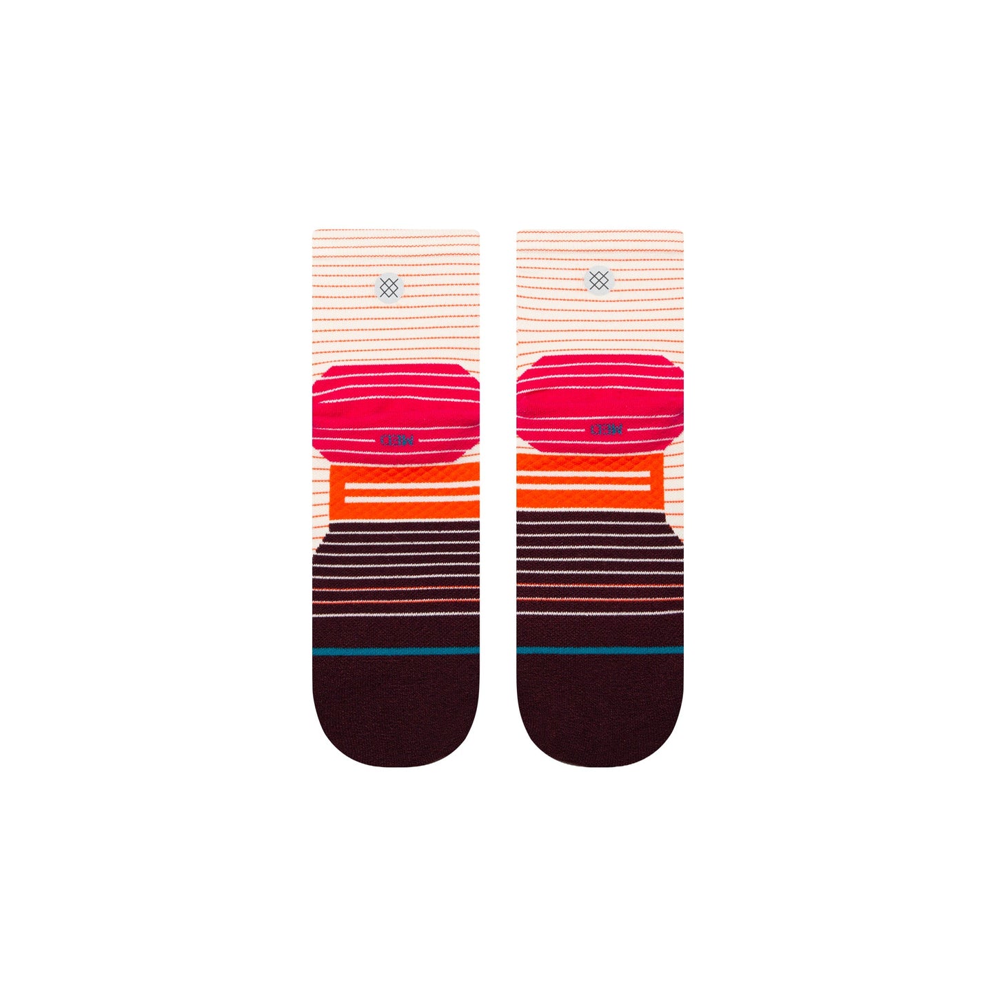 Stance Micro Light Quarter Sock Magenta