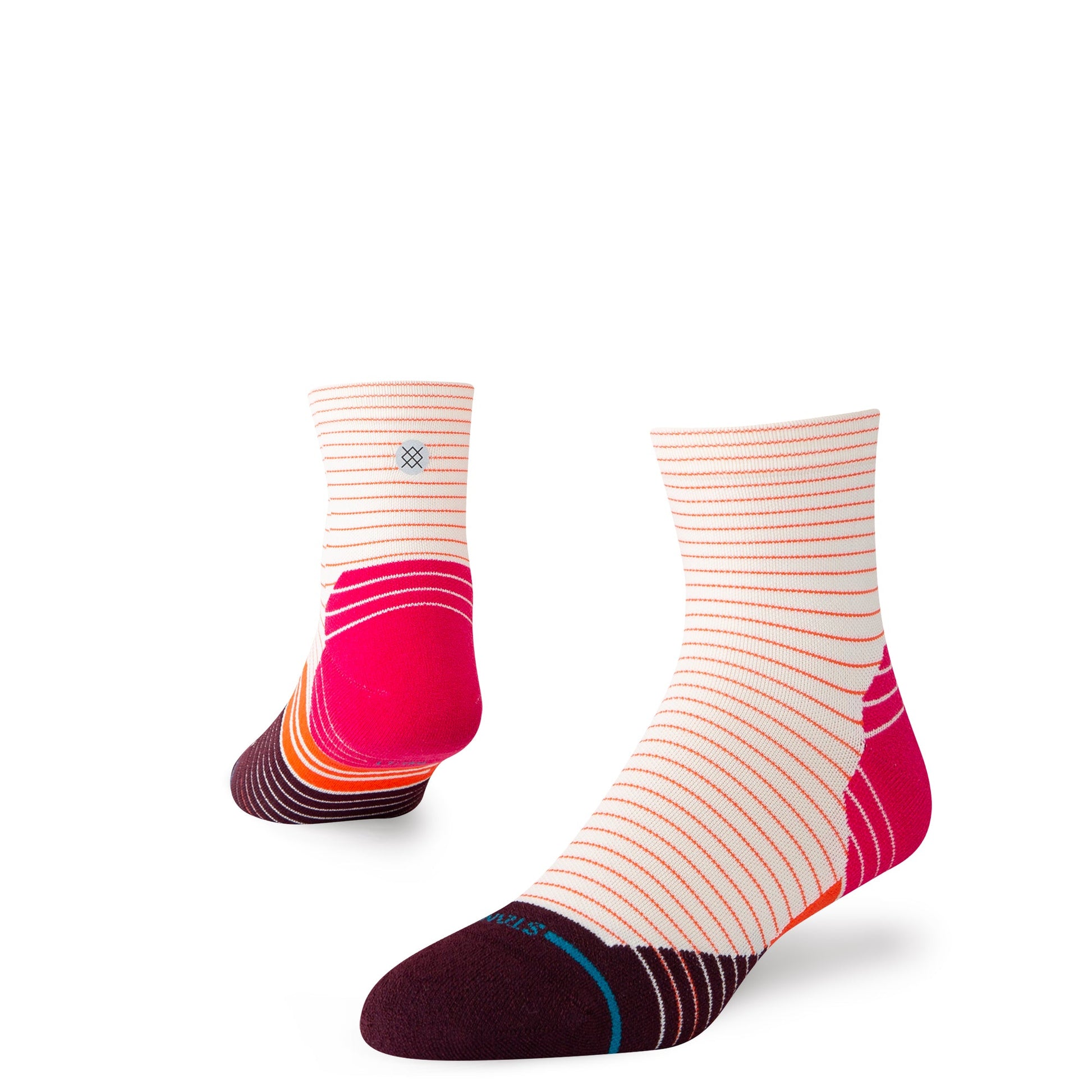 Stance Micro Light Quarter Sock Magenta