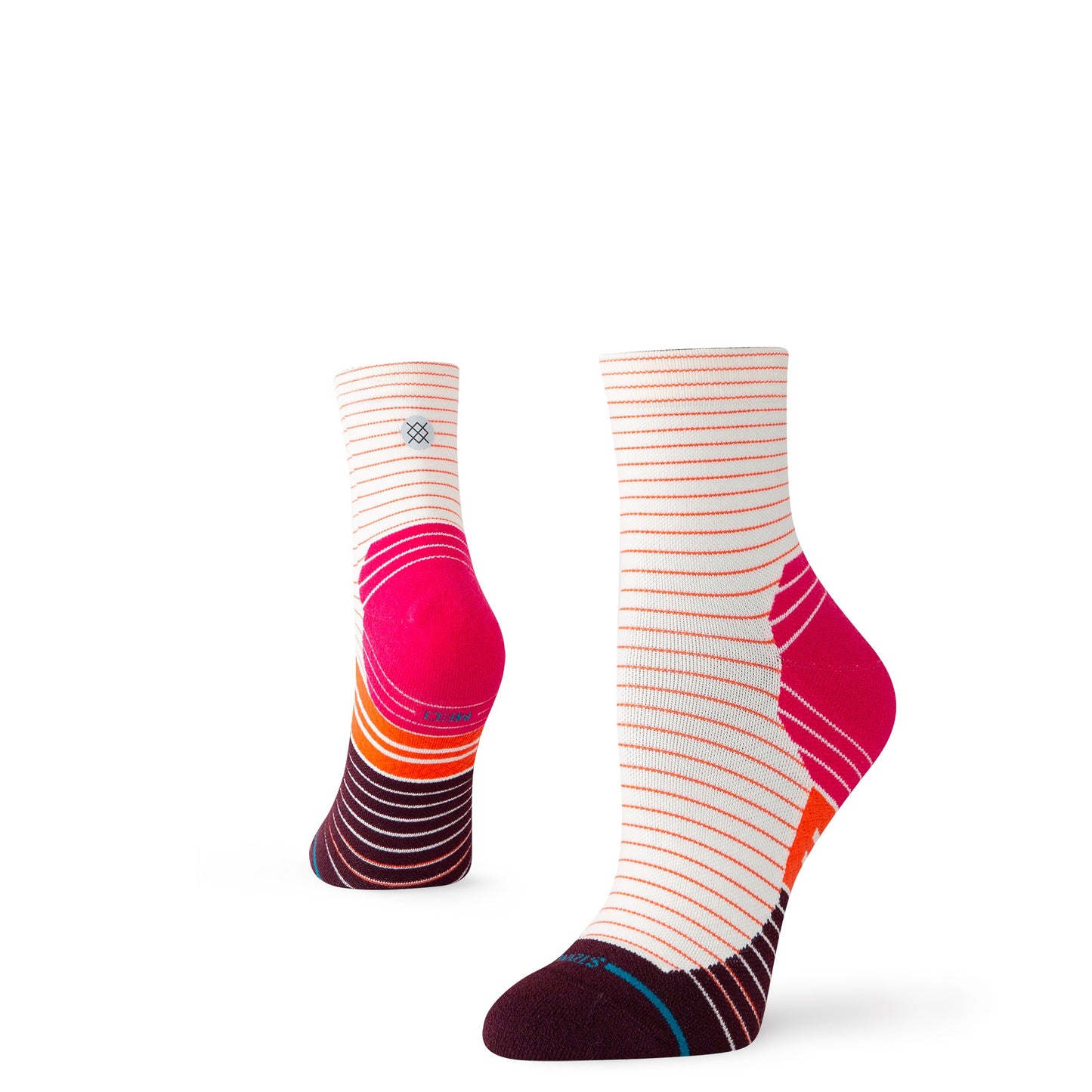 Stance Micro Light Quarter Sock Magenta