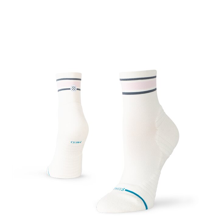 Stance Wiley Light Quarter Sock Off White