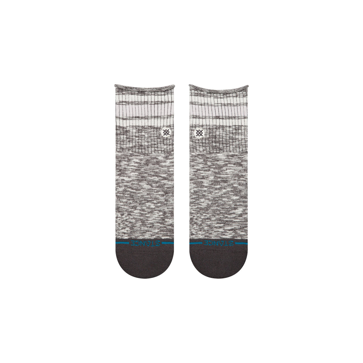 Stance | Rolled Boyd Quarter Sock Dark Grey