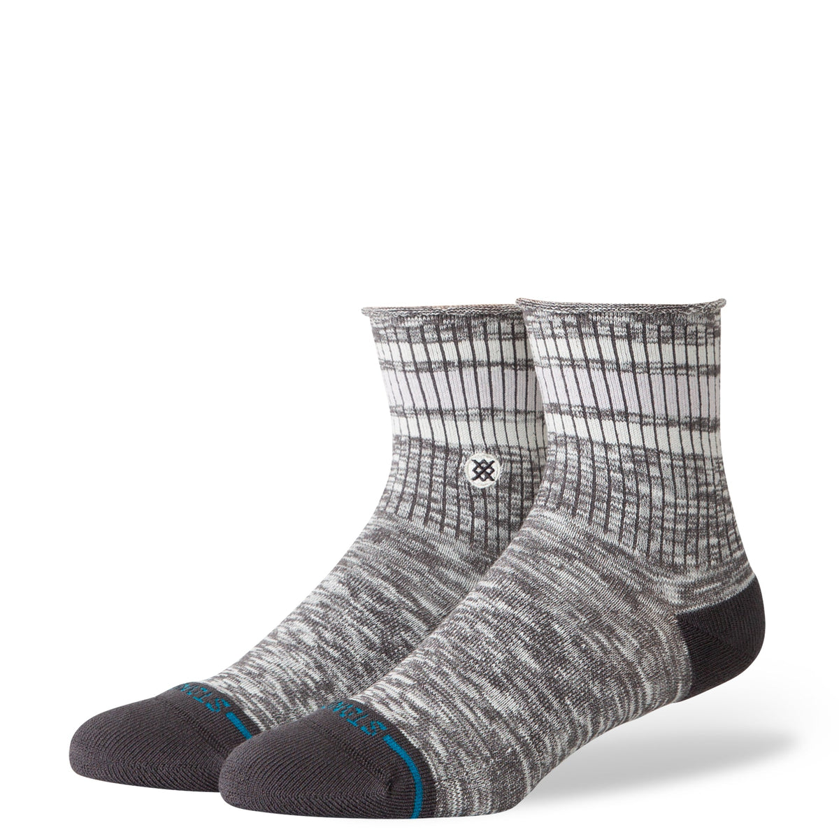 Stance | Rolled Boyd Quarter Sock Dark Grey