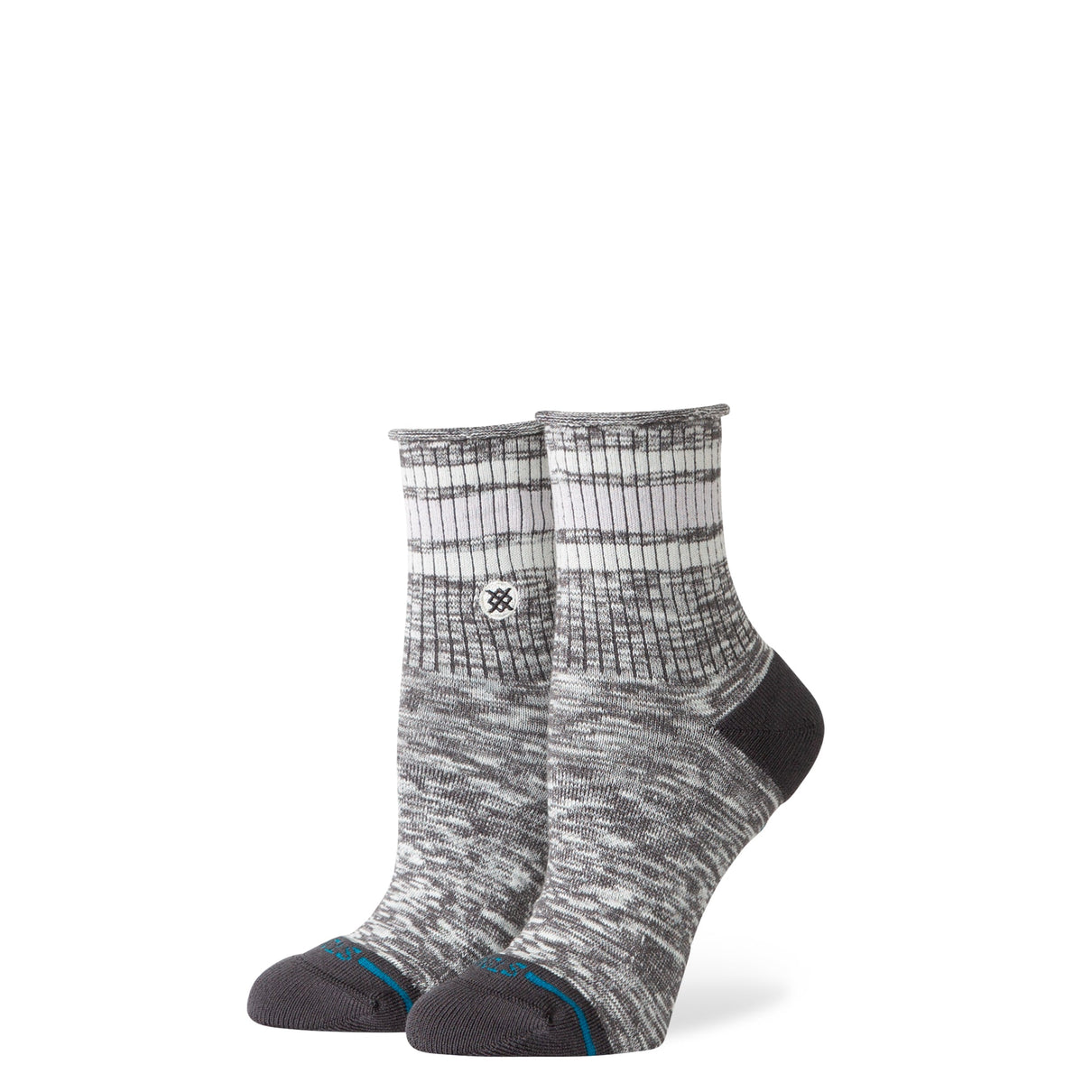 Stance | Rolled Boyd Quarter Sock Dark Grey