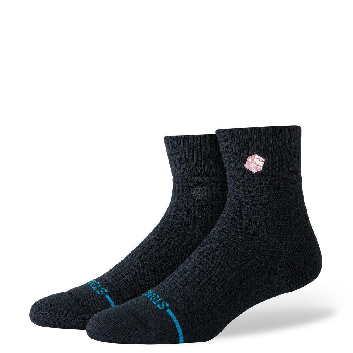 Stance | Dicey Waffle Quarter Sock Black