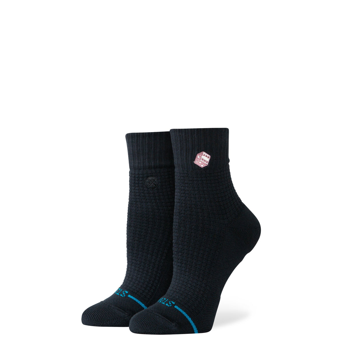 Stance | Dicey Waffle Quarter Sock Black