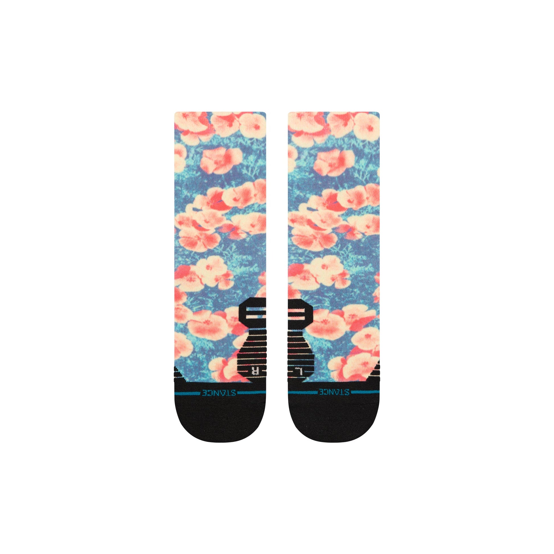 Stance Pop Light Crew Sock Black