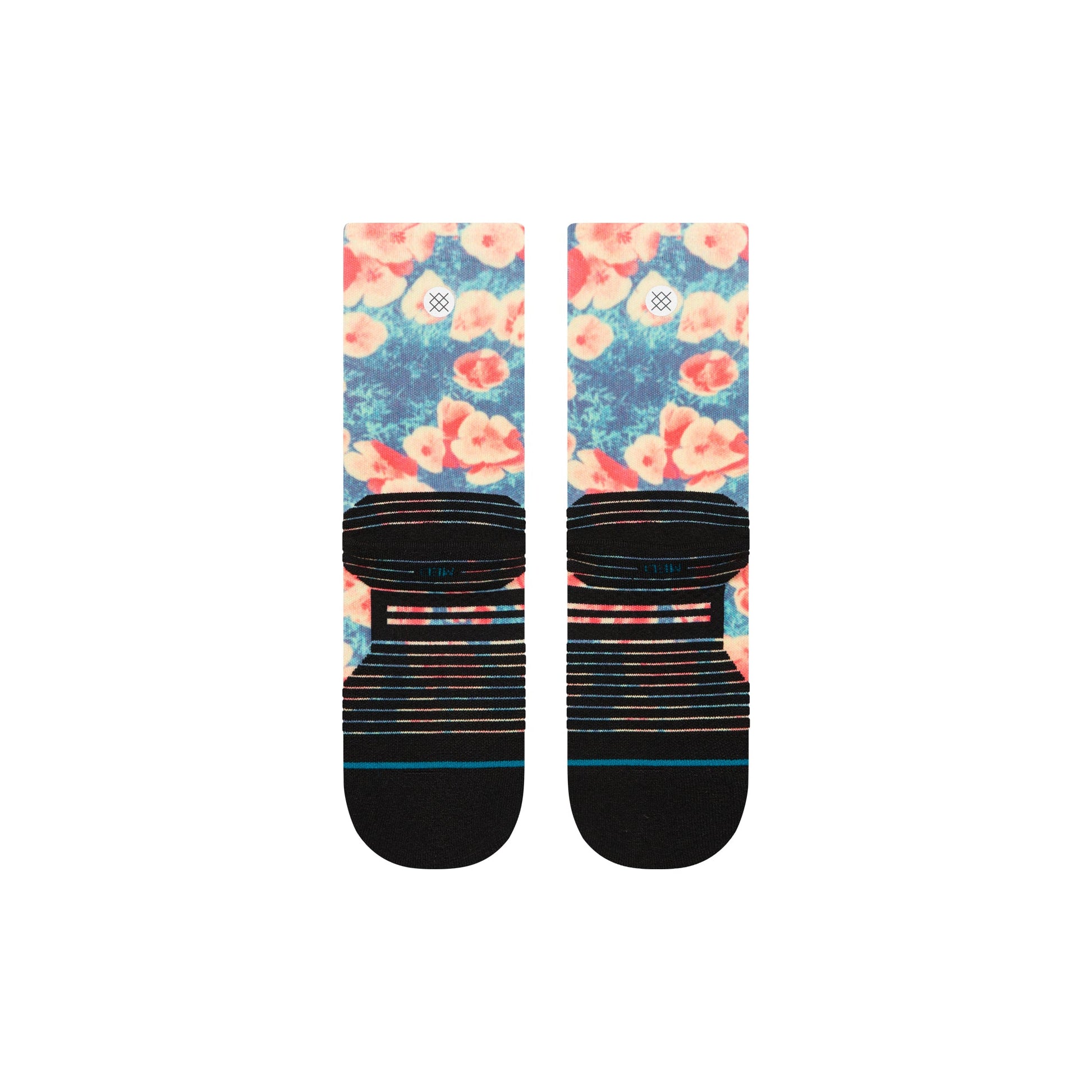 Stance Pop Light Crew Sock Black