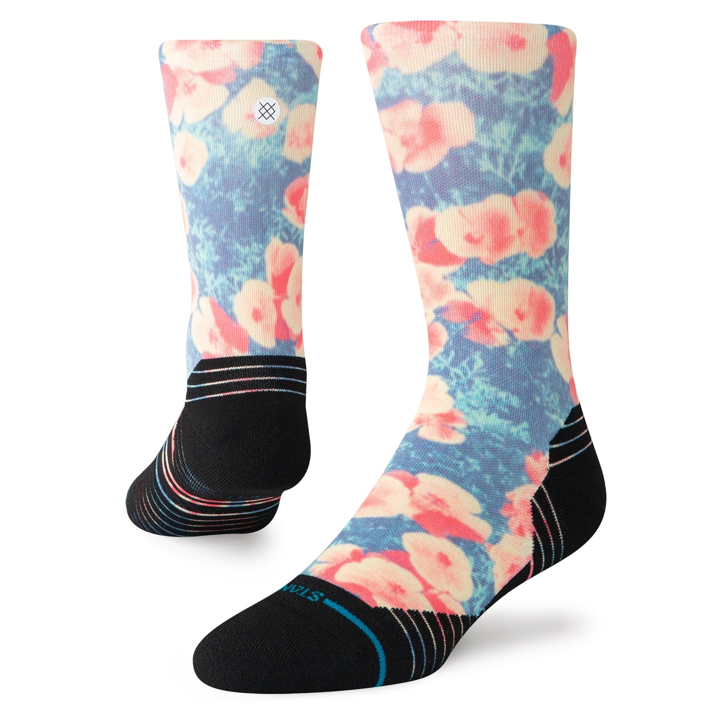 Stance Pop Light Crew Sock Black