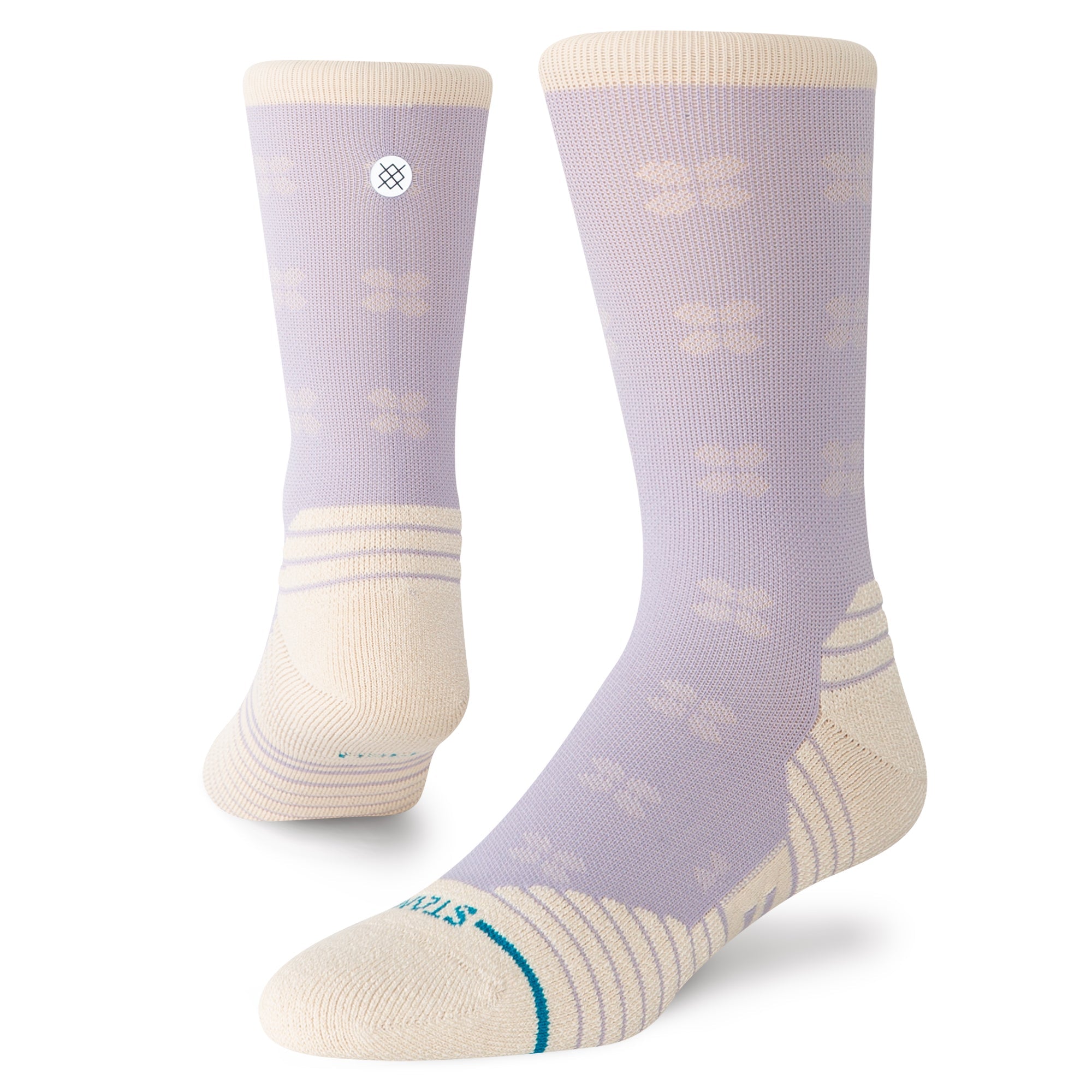 Stance Latta Mid Crew Sock Lilac