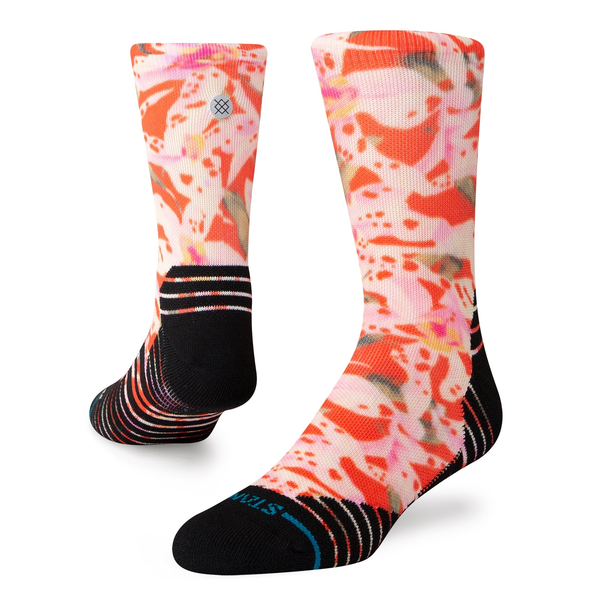 Stance Encyclia Crew Sock Red