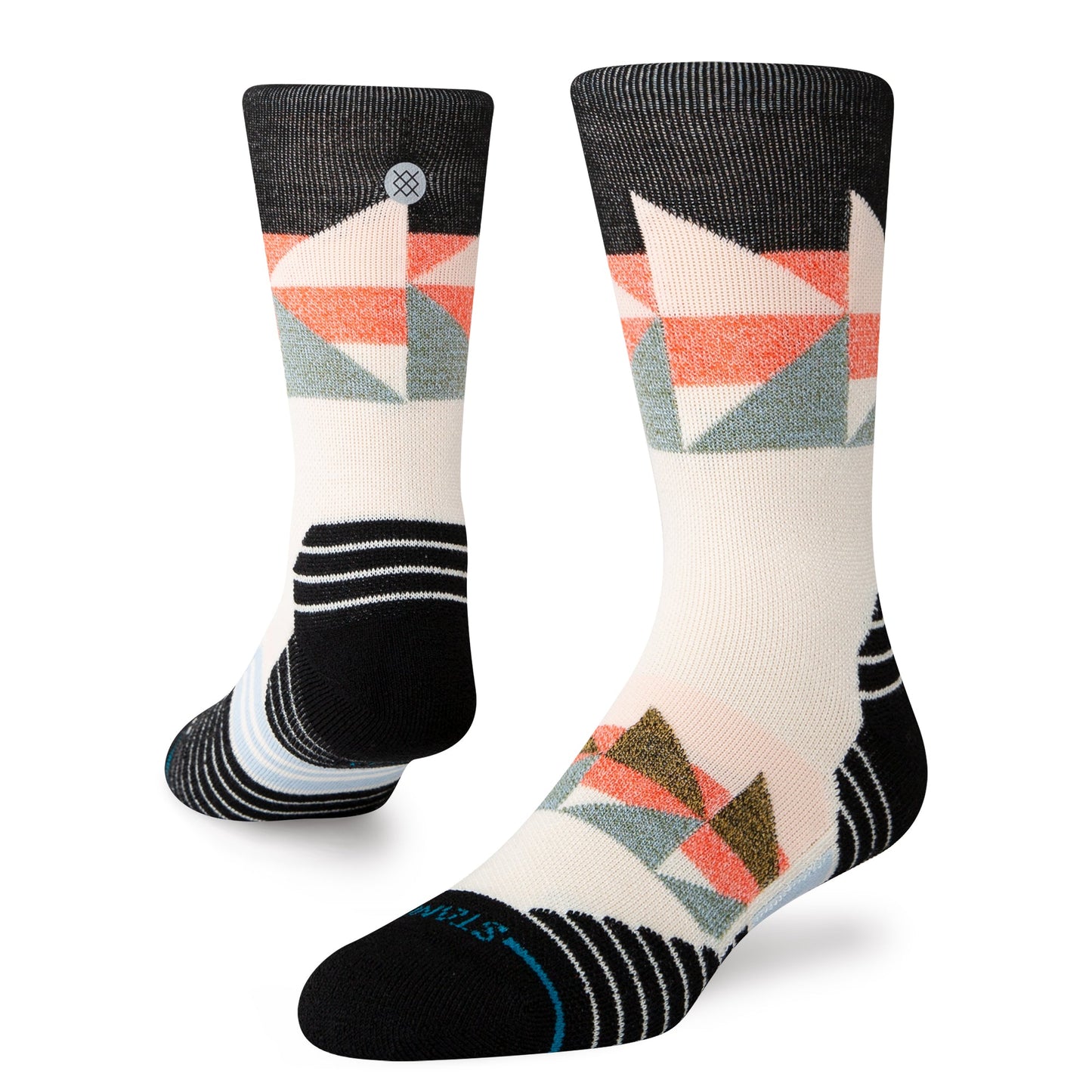 Stance Tri Wool Crew Sock Black