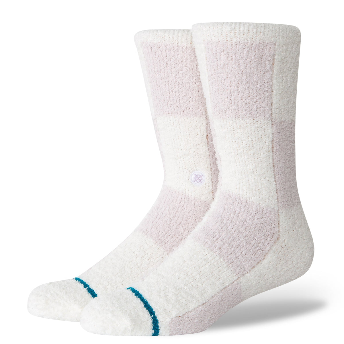 Stance | Patchwork Cozy Crew Sock Orchid