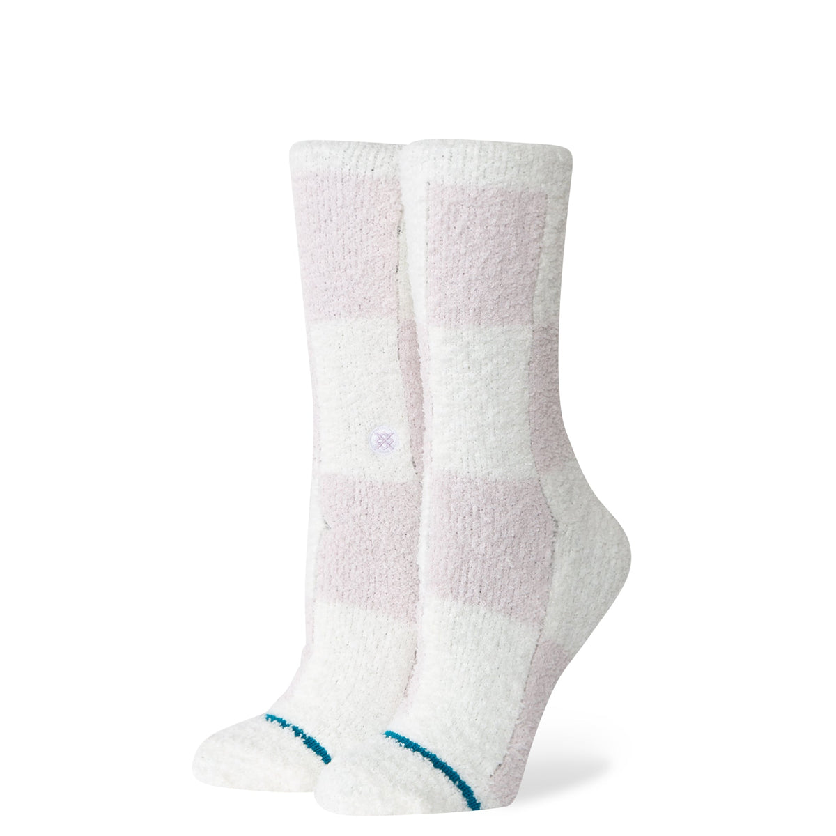 Stance | Patchwork Cozy Crew Sock Orchid
