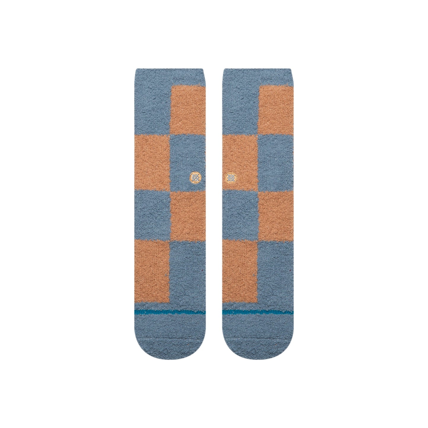 PATCHWORK COZY CREW SOCK