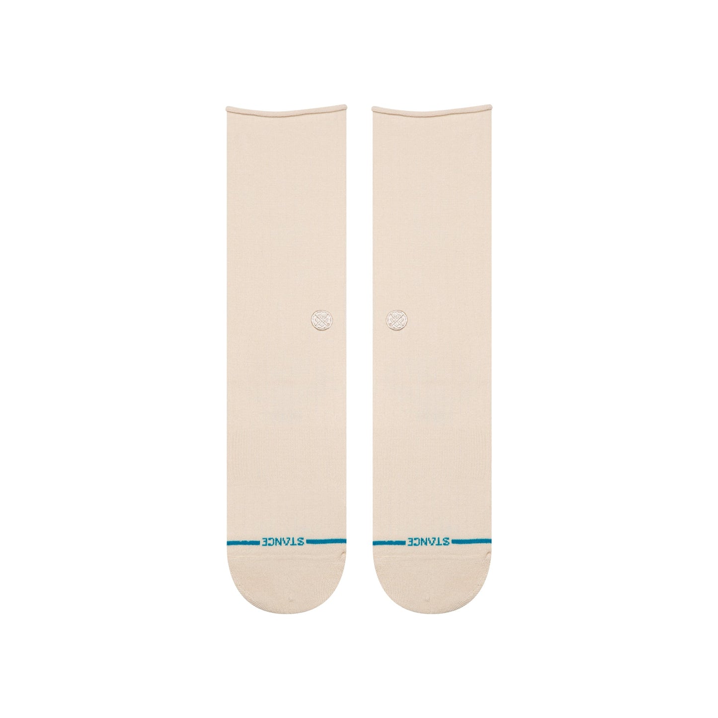 ROLLED SOLID CREW SOCK