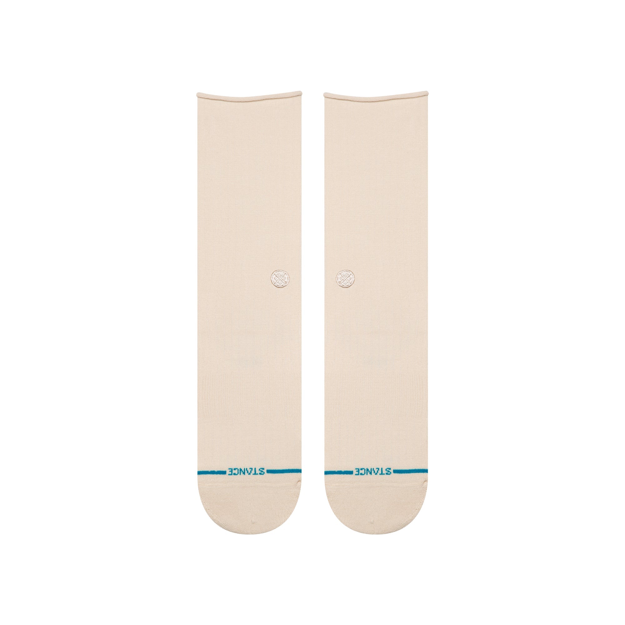 ROLLED SOLID CREW SOCK