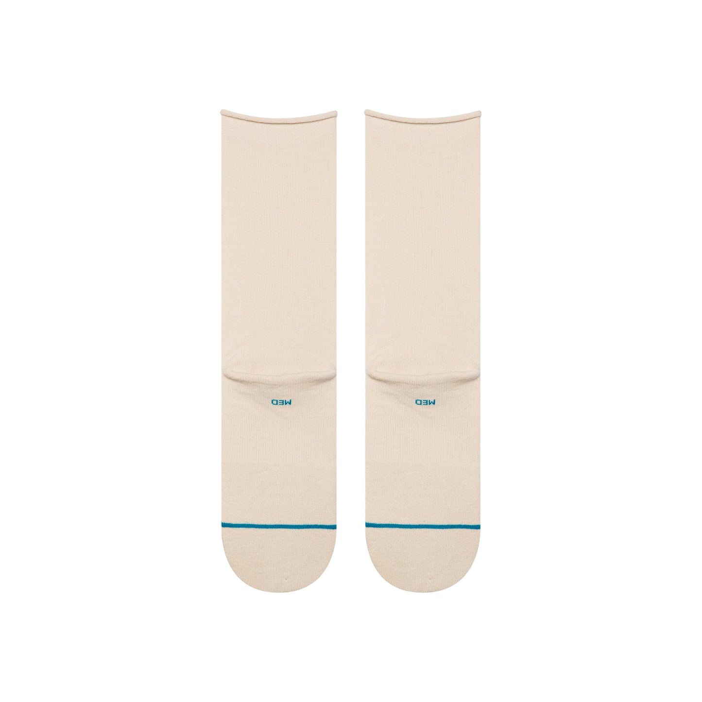 ROLLED SOLID CREW SOCK