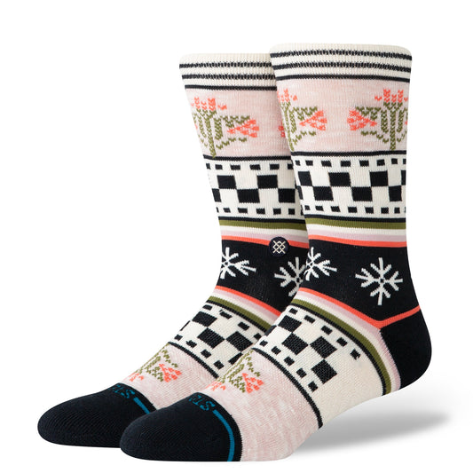 Stance Winter Bloom Crew Sock Lilac