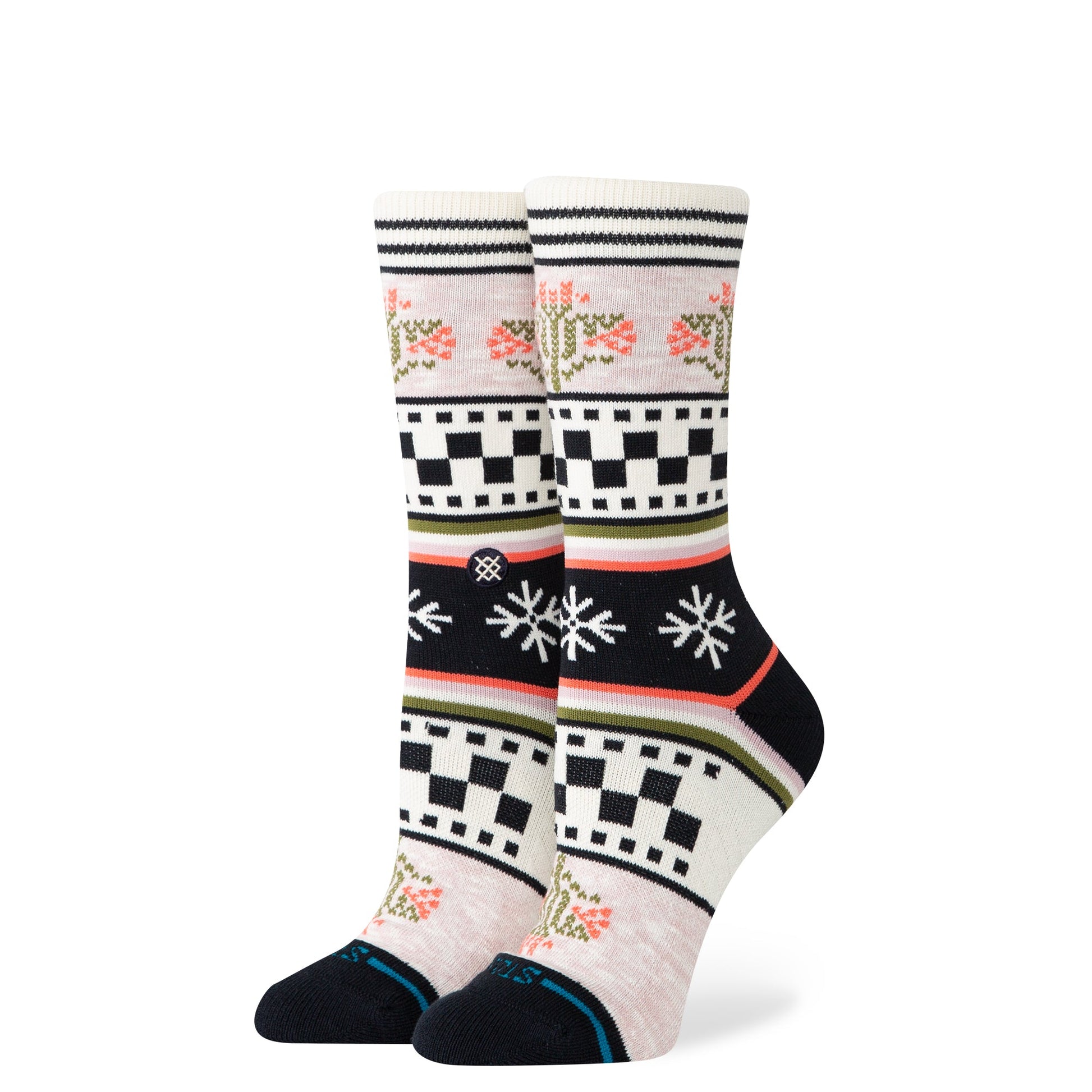 Stance Winter Bloom Crew Sock Lilac