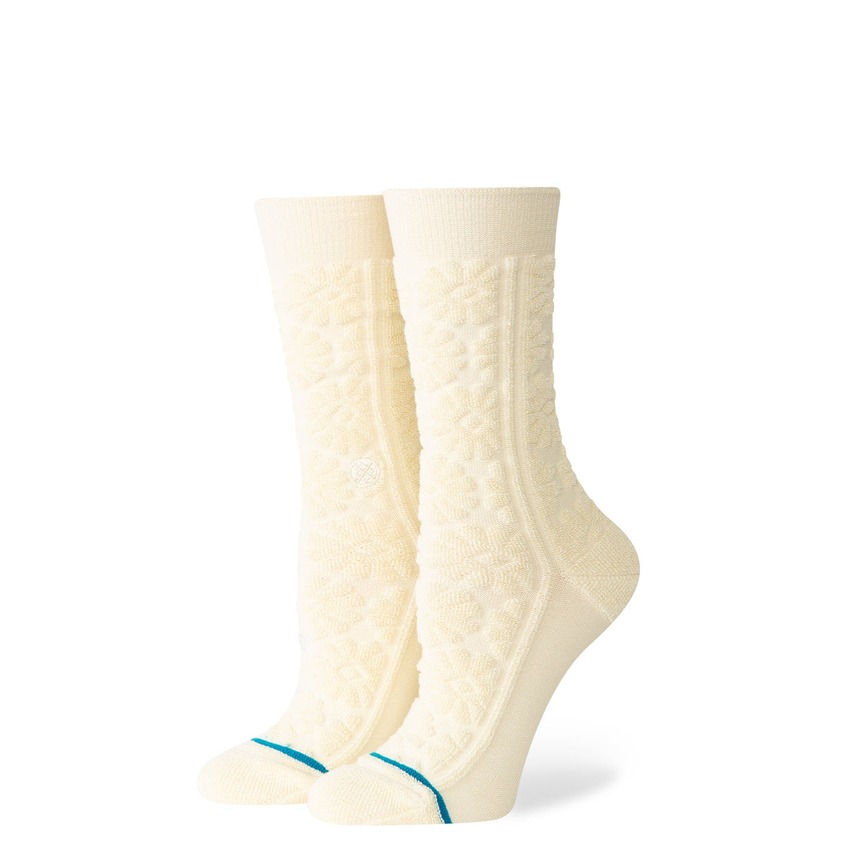 Stance | Daisy Terry Crew Sock Off White