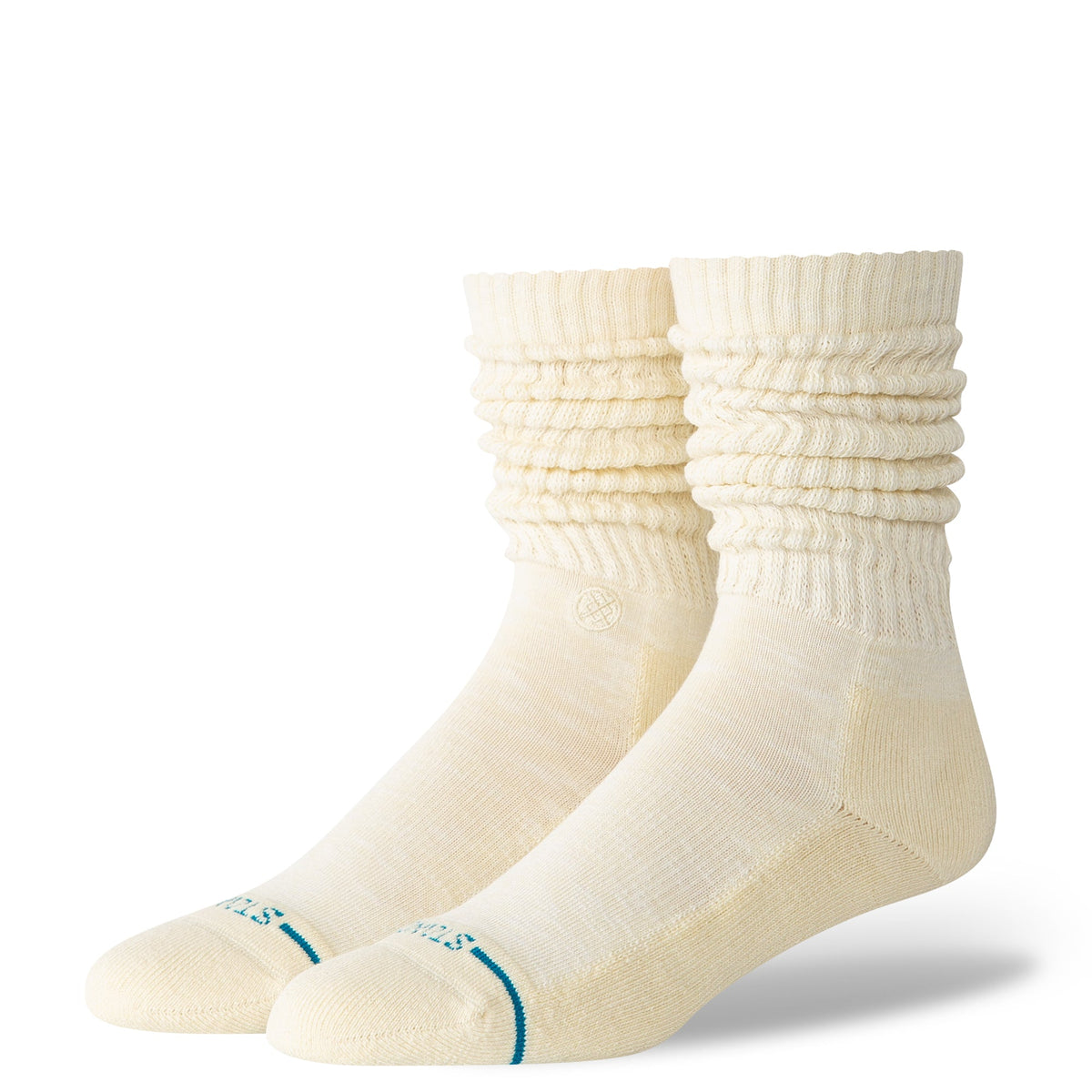 Stance | Womens Icon Slouch Crew Sock Off White