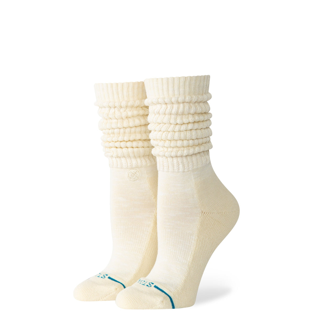 Stance | Womens Icon Slouch Crew Sock Off White