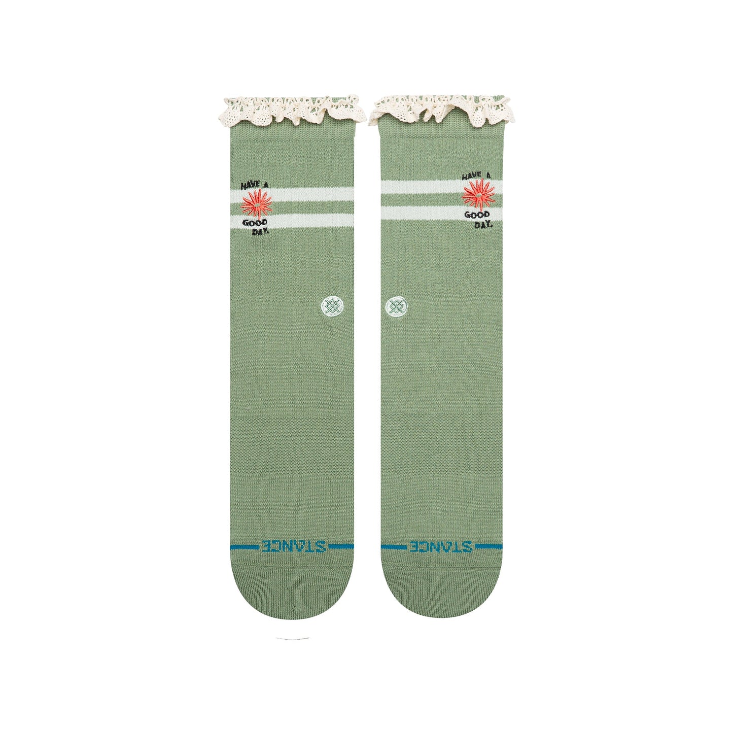 HAVE A GOOD DAY CREW SOCK