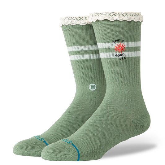 Stance Have A Good Day Crew Sock Green