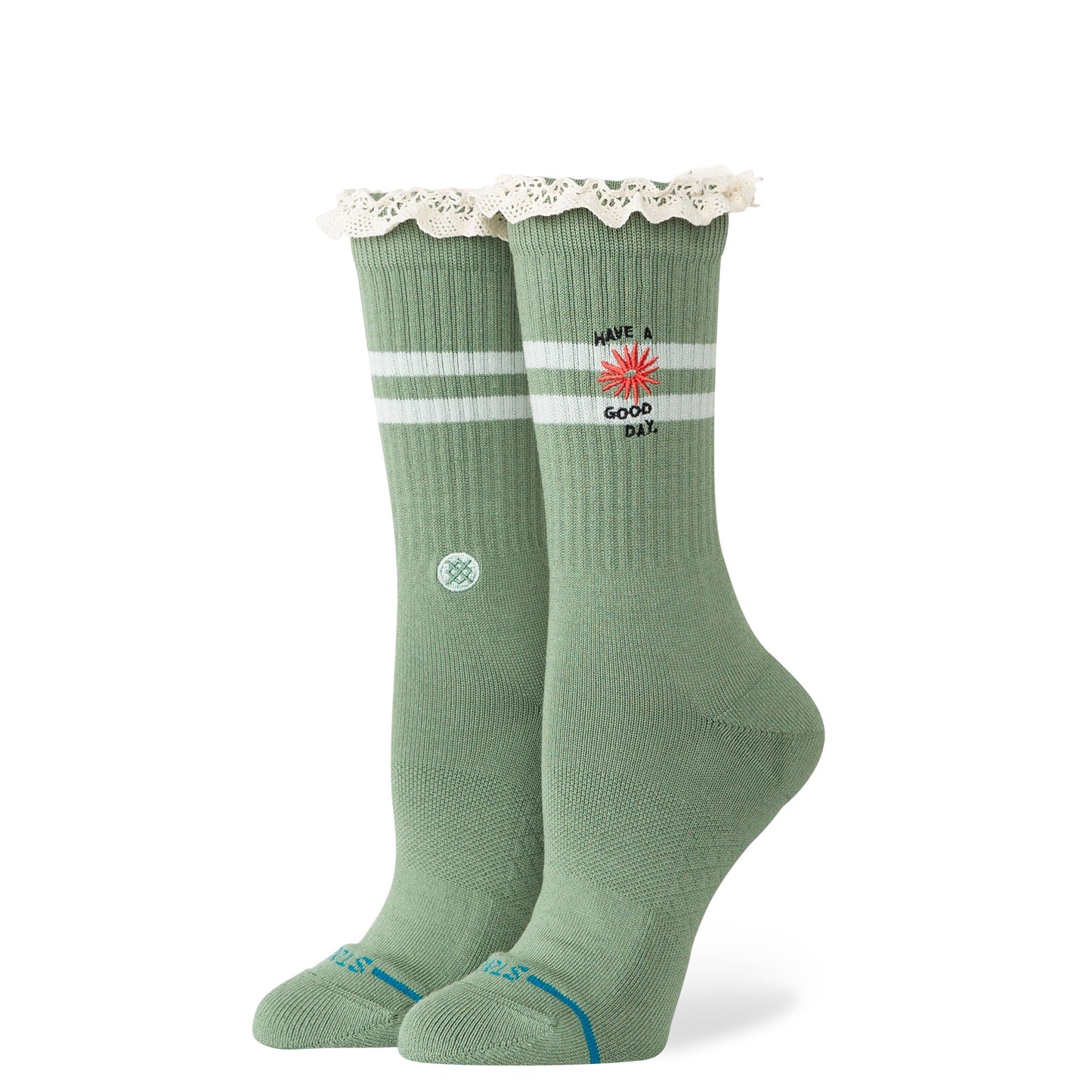HAVE A GOOD DAY CREW SOCK