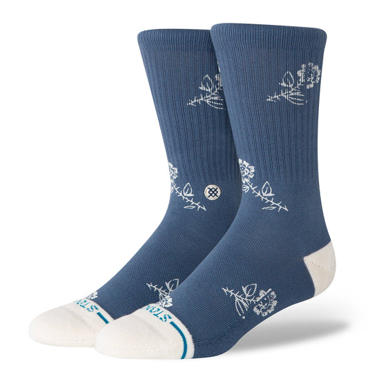 Stance Petite Bloom Sock Sea Blue