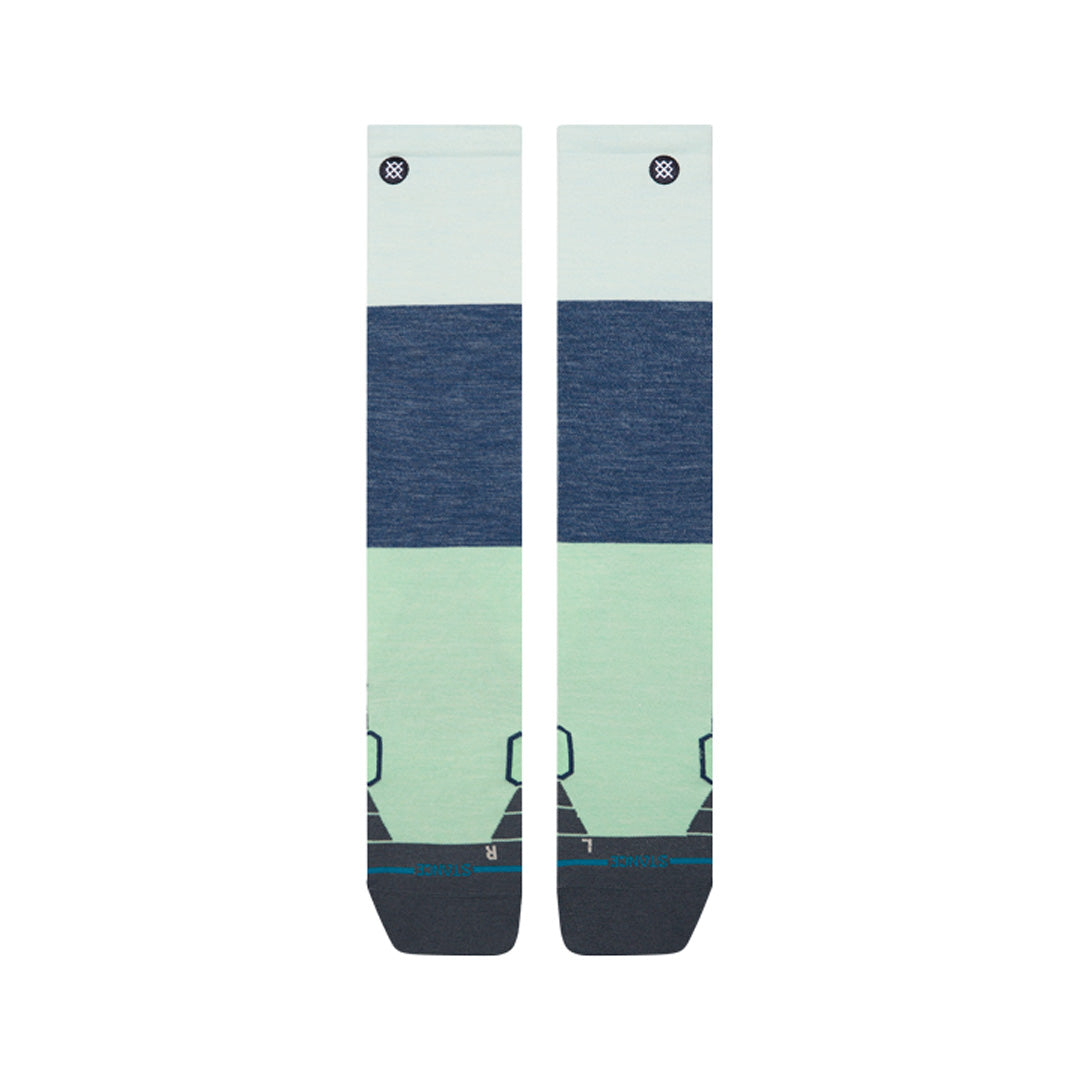 Stance | Womens Blocked Ultra Light Wool Snow Sock Light Blue