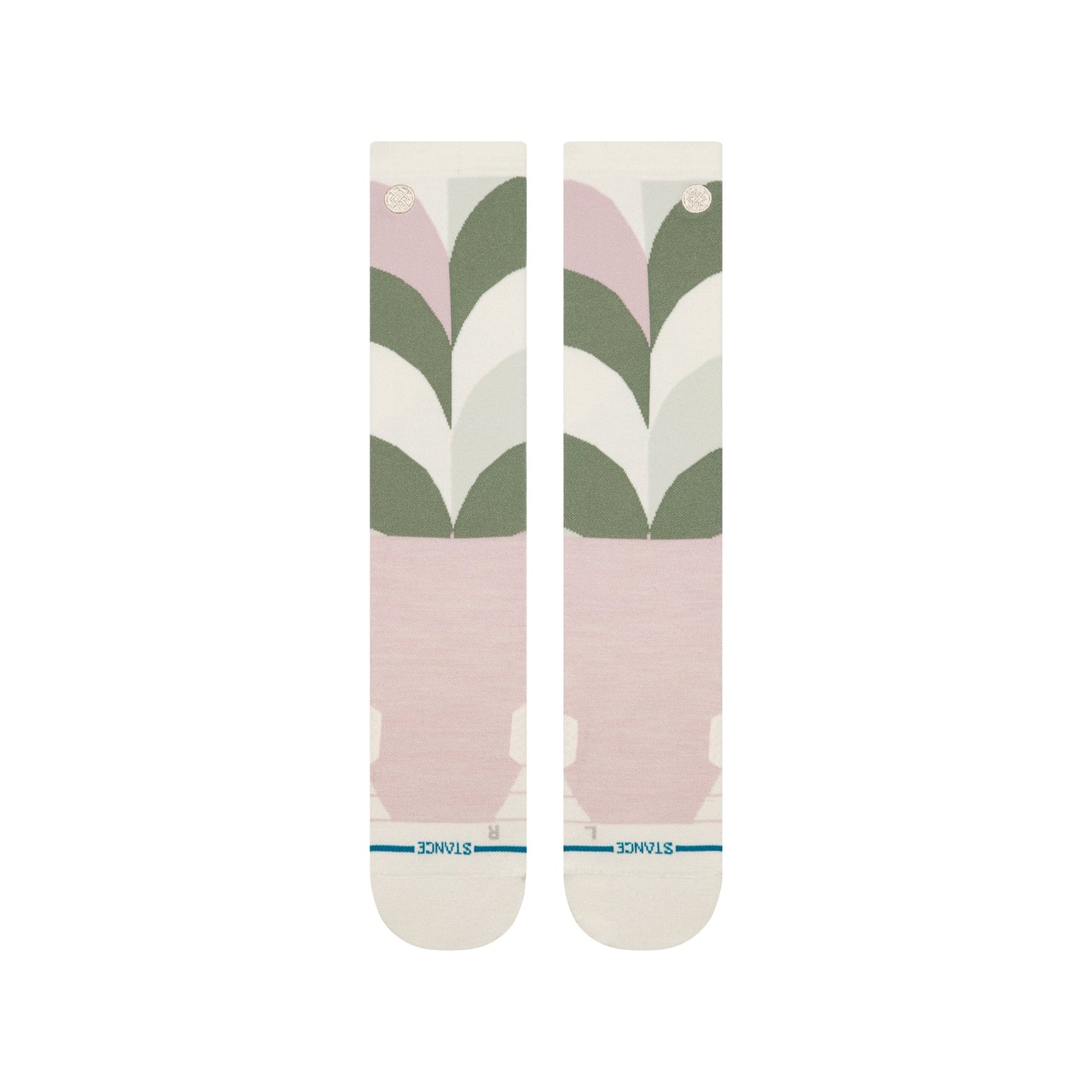 Stance Womens Geo Petals Ultra Light Wool Snow Sock Lilac