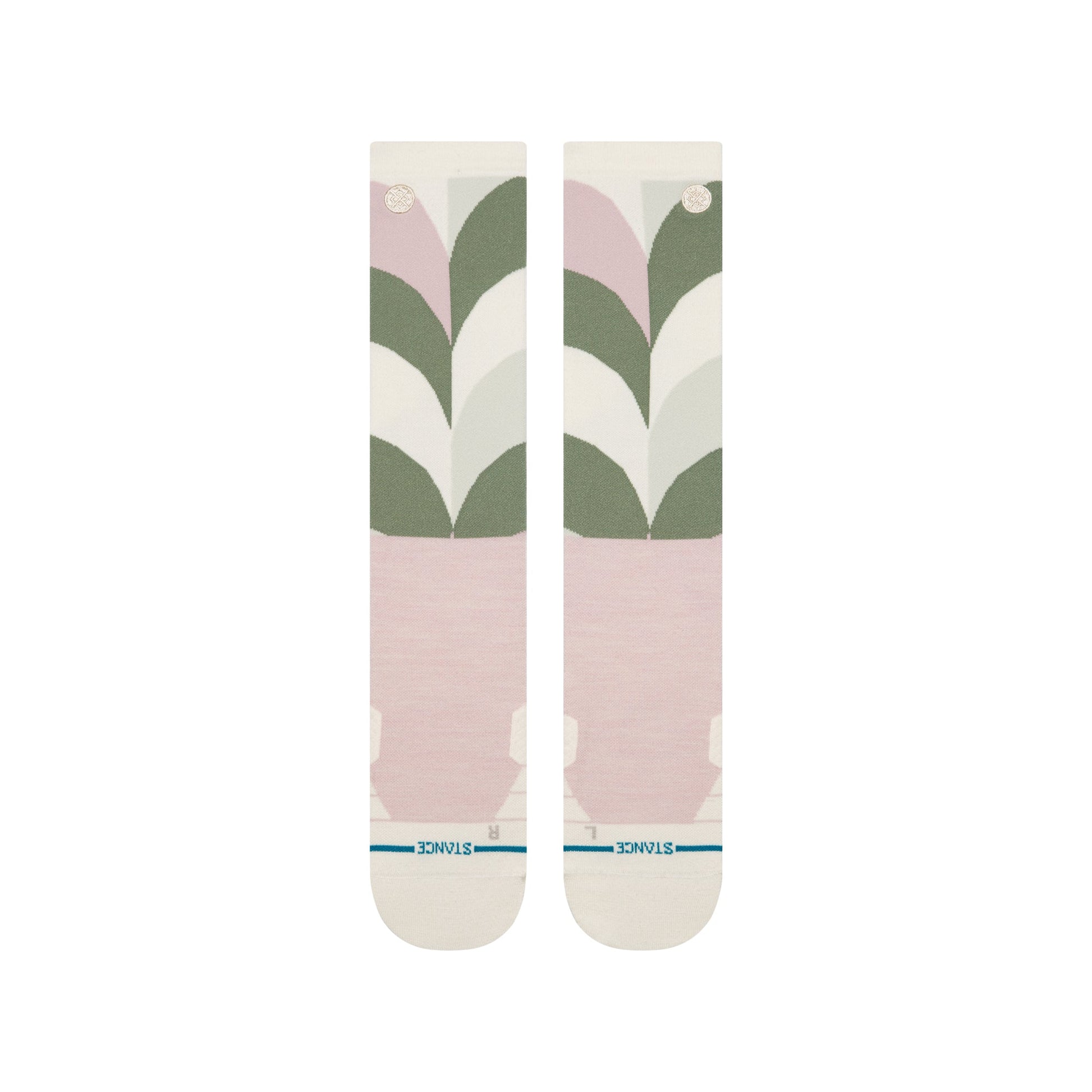 Stance Womens Geo Petals Ultra Light Wool Snow Sock Lilac