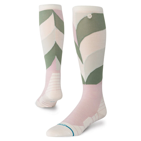 Stance Womens Geo Petals Ultra Light Wool Snow Sock Lilac