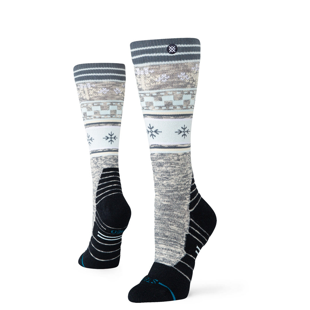 Stance | Womens Flake Mid Poly Snow Sock Ice Blue