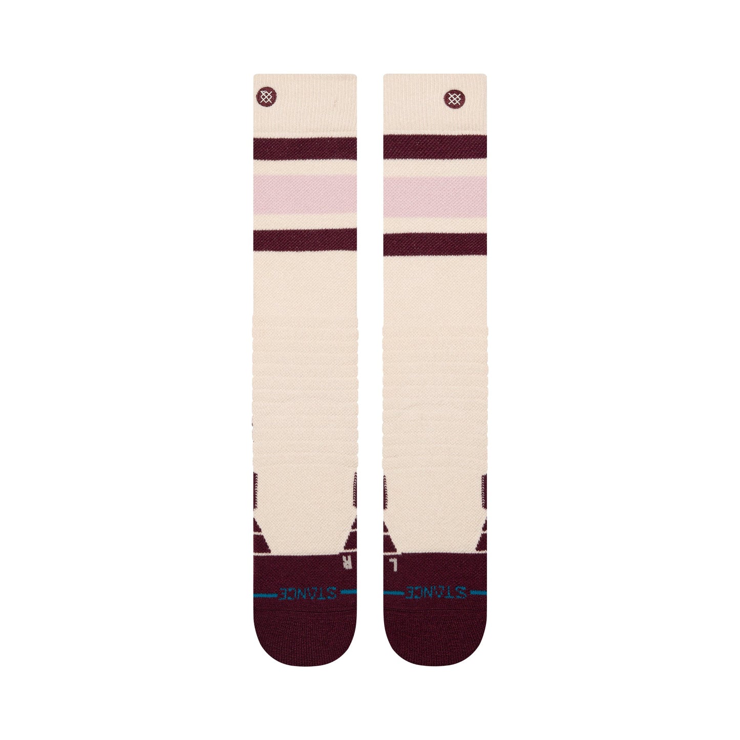 Stance Womens Boyd Mid Wool Snow Sock Oatmeal