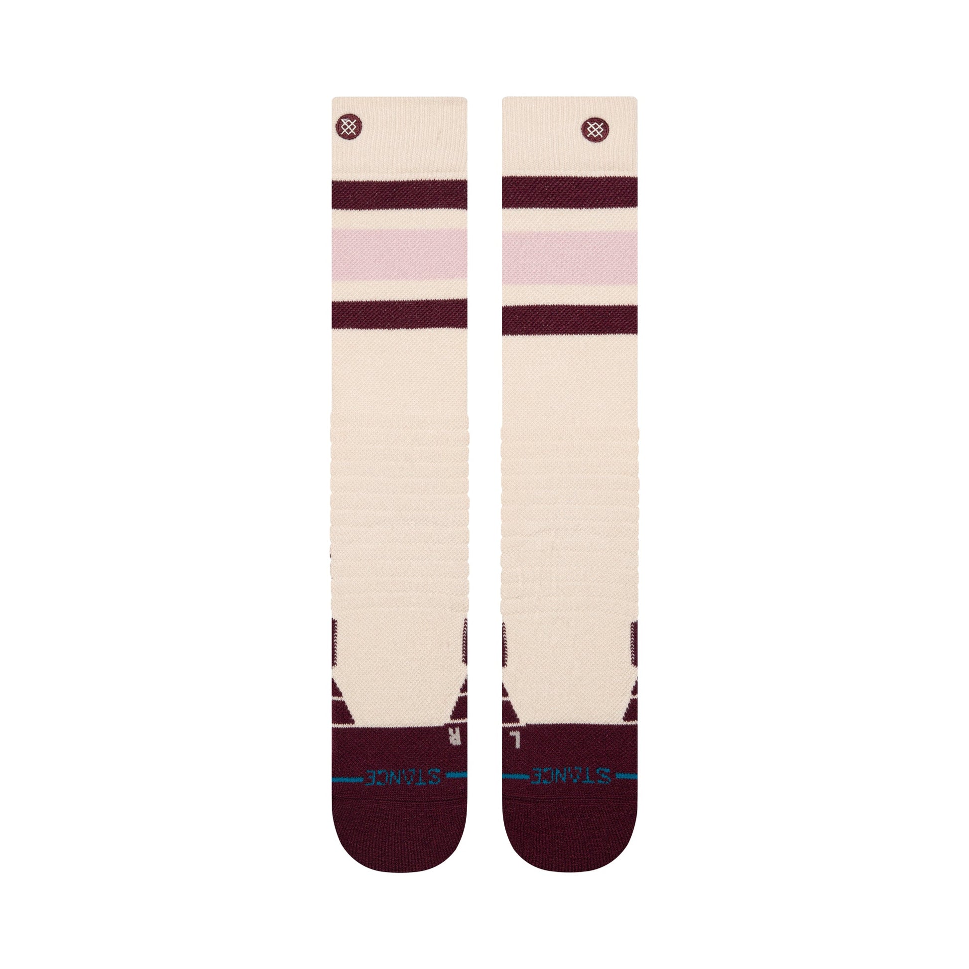 Stance Womens Boyd Mid Wool Snow Sock Oatmeal