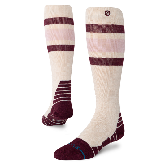 Stance Womens Boyd Mid Wool Snow Sock Oatmeal